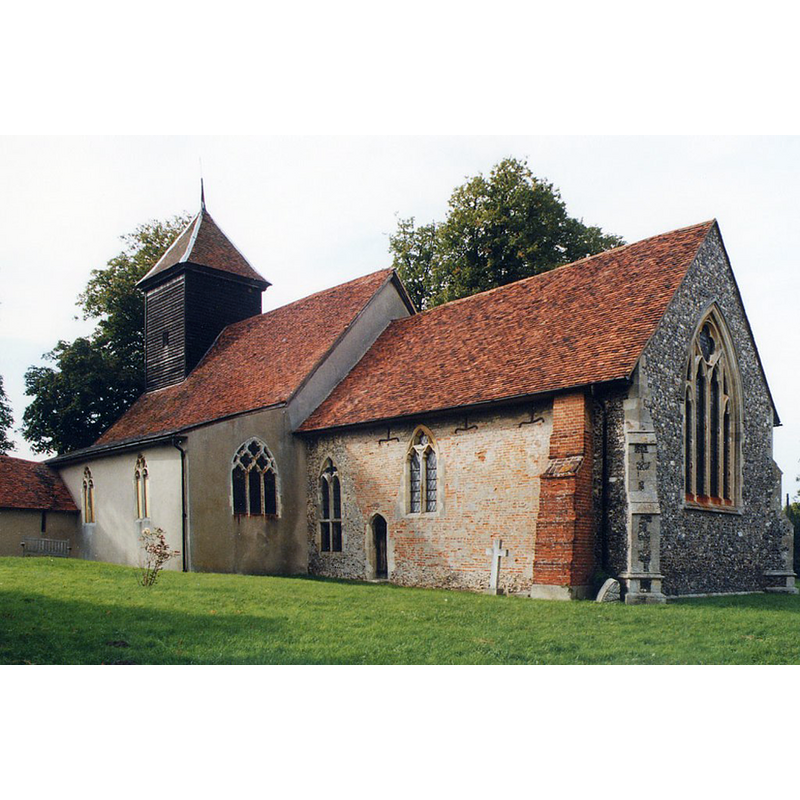 Source caption: "St Barnabas, Alphamstone"