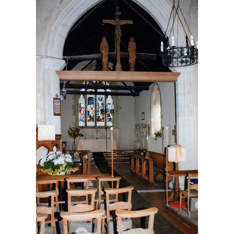 Source caption: "St Barnabas, Alphamstone - East end"