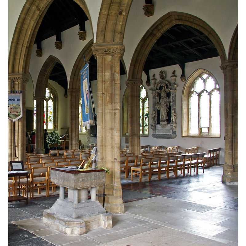 Source caption: "St. Mary of the Annunciation, Beaminster, Dorset"