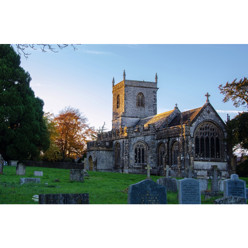 Source caption: "Mappowder: Church of St Peter and St Paul"