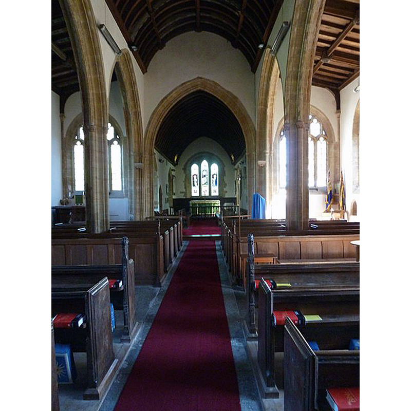 Source caption: "Inside St Andrew, Yetminster"
