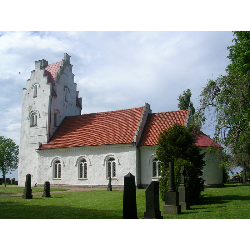 Source caption: "Äsphults kyrka, exteriör"
