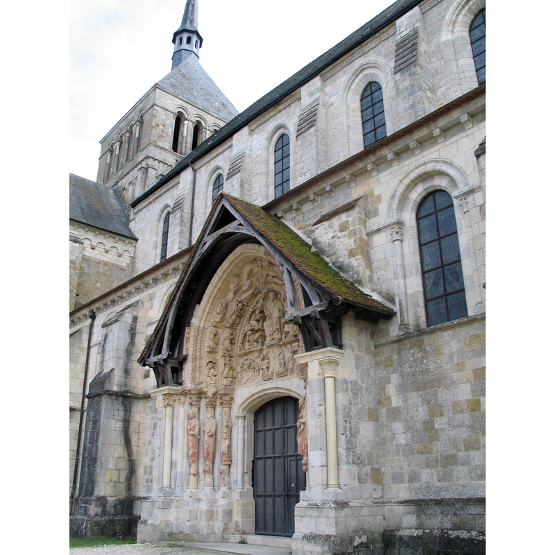 Source caption: "Abbaye de Saint-Benoît-sur-Loire ou abbaye de Fleury"