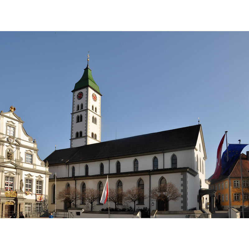 Source caption: "Wangen im Allgäu, Kath. Pfarrkirche St. Martinus"