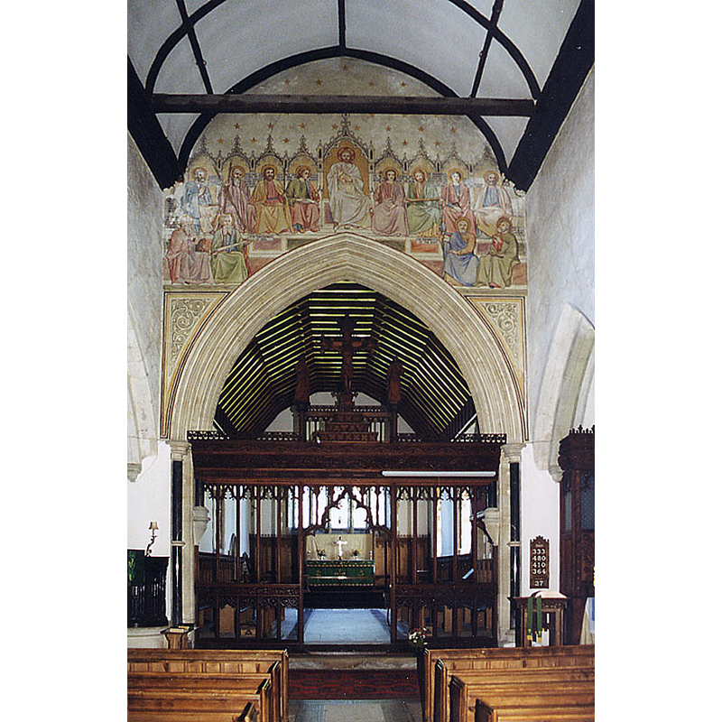 Source caption: "St Mary & St Bartholomew, Cranborne - East end"
