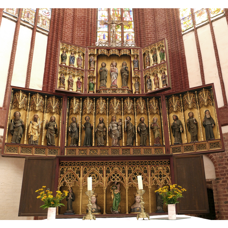 Source caption: "Wunderblutkirche (Bad Wilsnack)"