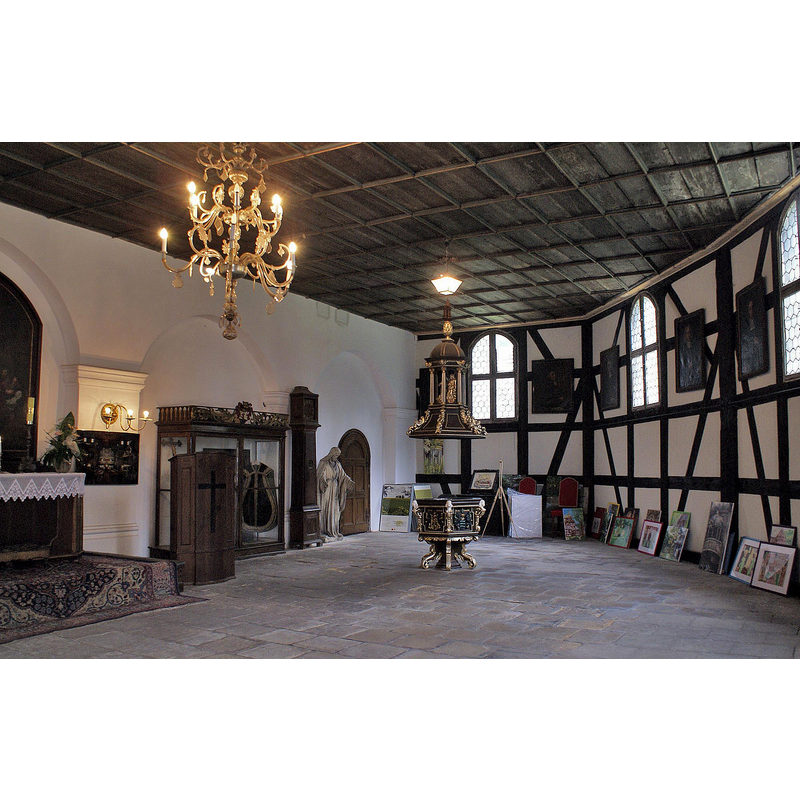Source caption: "Świdnica, kościół ewangelicki (Pokoju), poł. XVII, XVIII"
