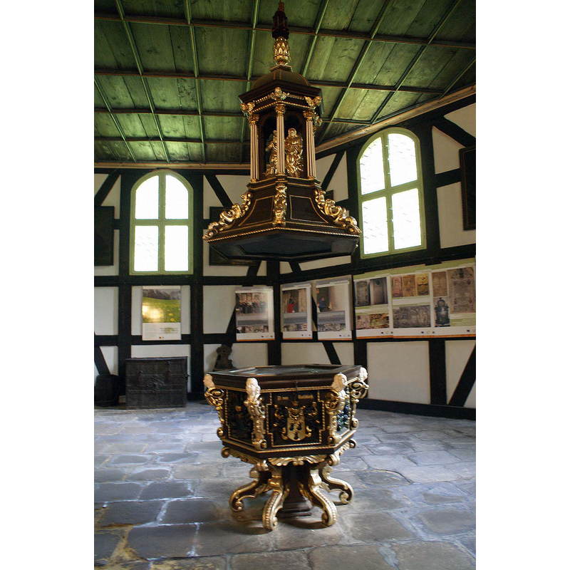 Source caption: "Świdnica, kościół ewangelicki (Pokoju), poł. XVII, XVIII"