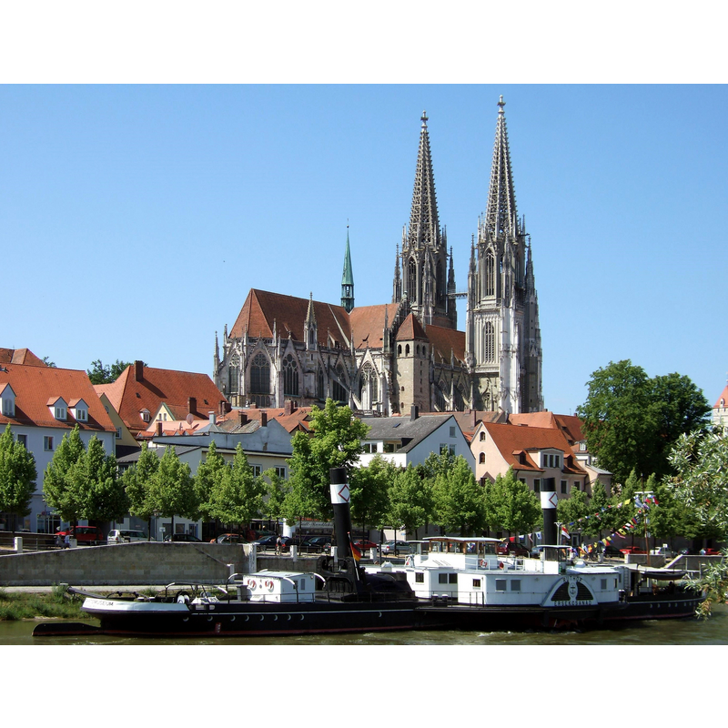 Source caption: "Dom St. Peter zu Regensburg"