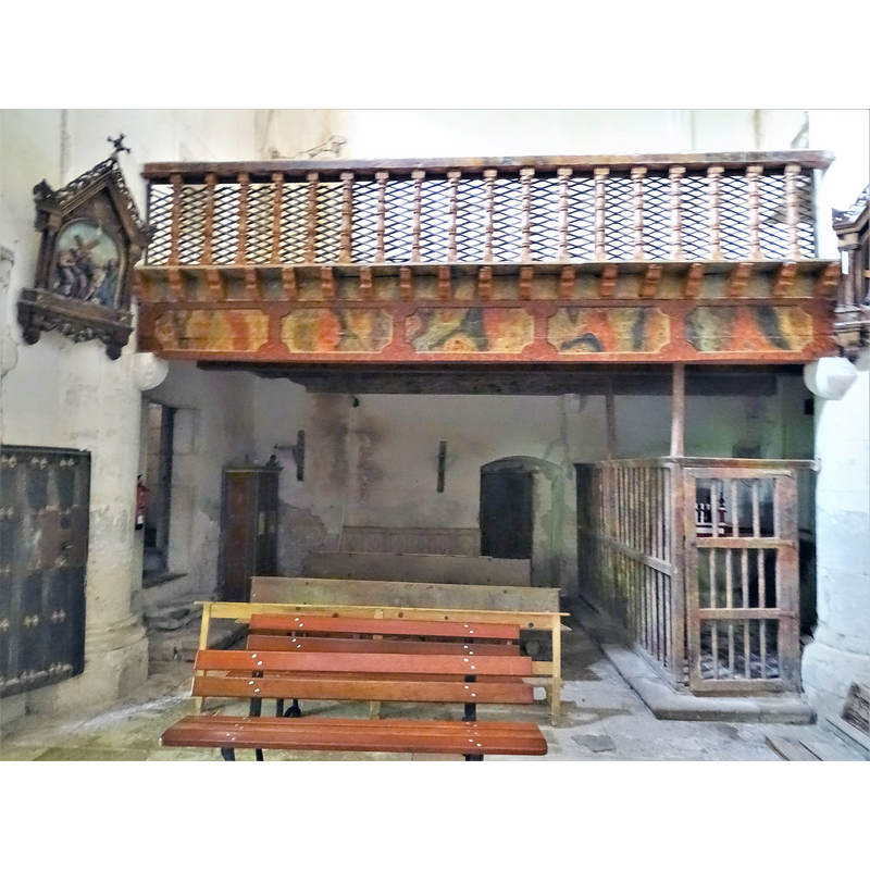 with the 'baptistery' in the northwest corner