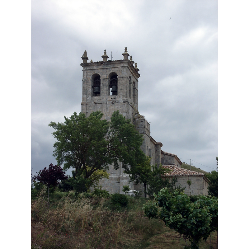 Source caption: "Las Hormazas village in Burgos. Church of Solano."