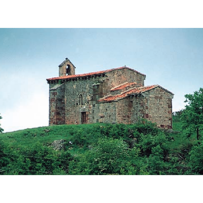 the impressive pre-Romanesque Ermita de Nuestra Señora del Cerro: exterior