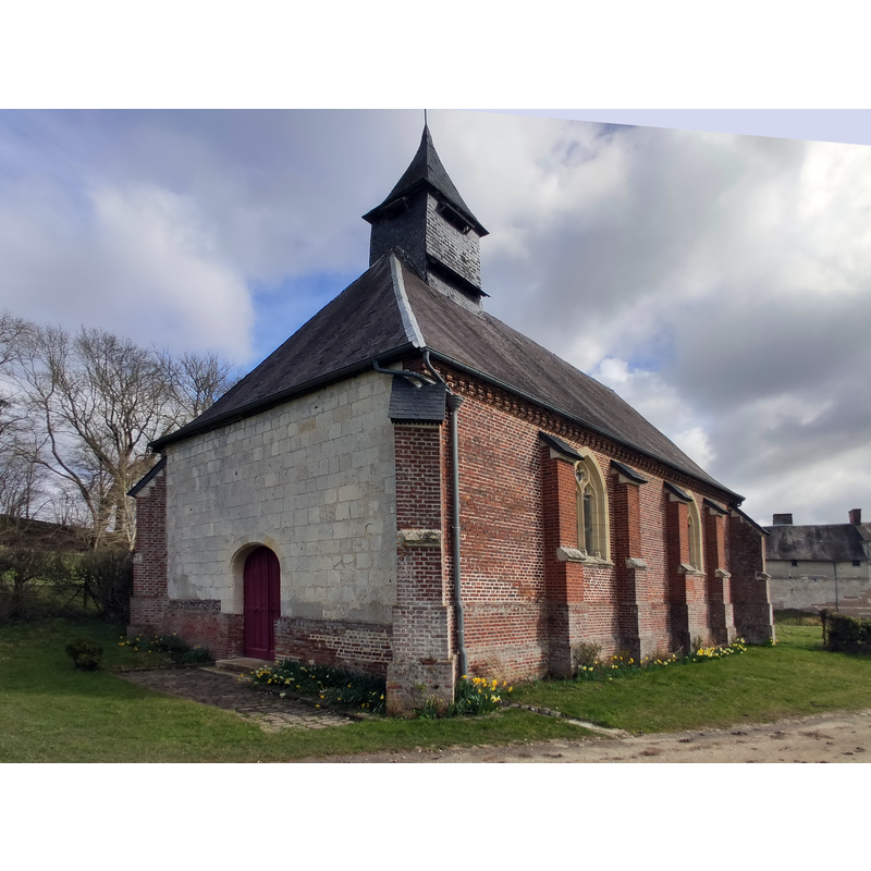Source caption: "Lahaye-Saint-Romain : Chapelle de Saint-Romain"
