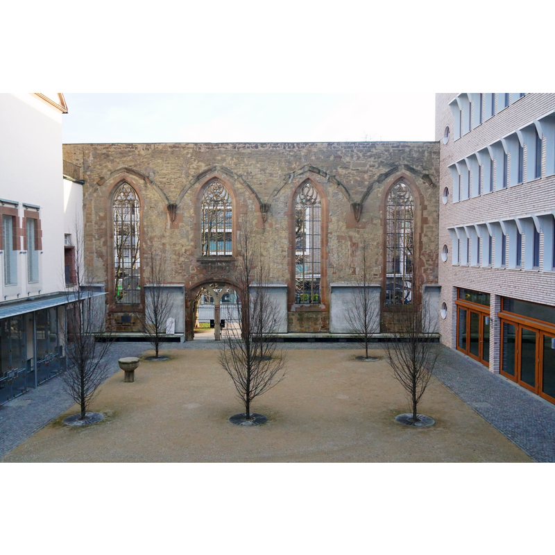 Source caption: "Hospitalkirche Stuttgart" -- the 1809 font restored to waht was part of the interior of the Hospitalkirche; the font is still used for baptisms when the weather permits