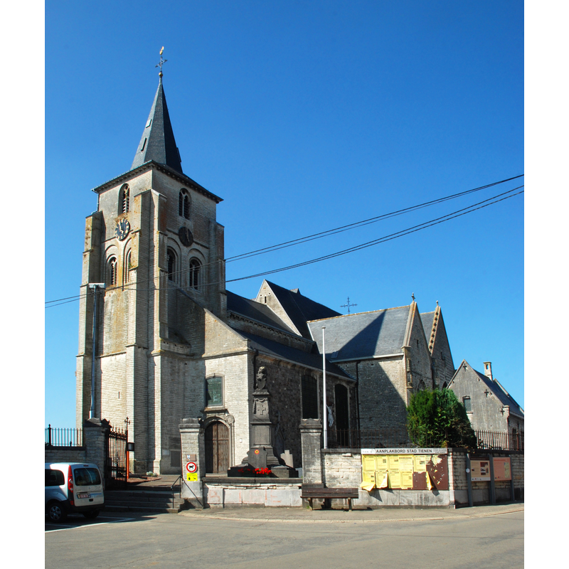 Source caption: "Belgique - Brabant flamand - Église Saint-Sauveur de Hakendover (Heilige Verlosserkerk)"