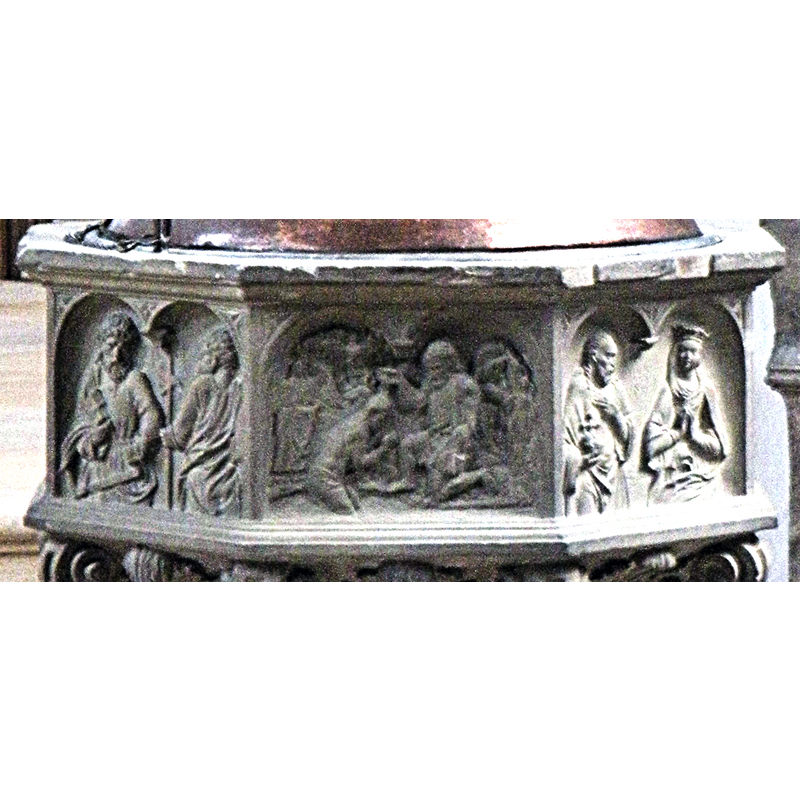 seen here in the centre panel