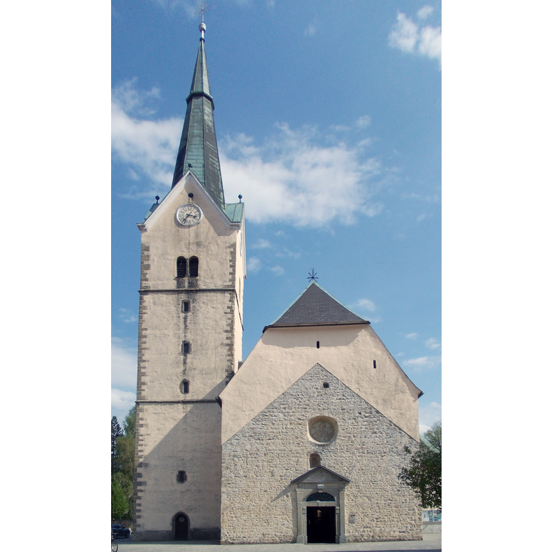 Source caption: "St. Elizabeth of Hungary Parish Church (Slovenj Gradec)"