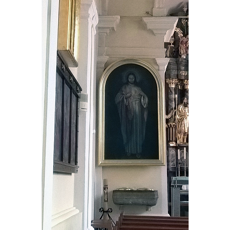 in the northeast corner of the nave