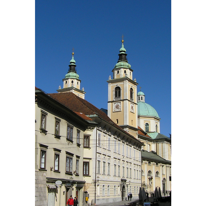 Source caption: "Cathedral in Ljubljana"