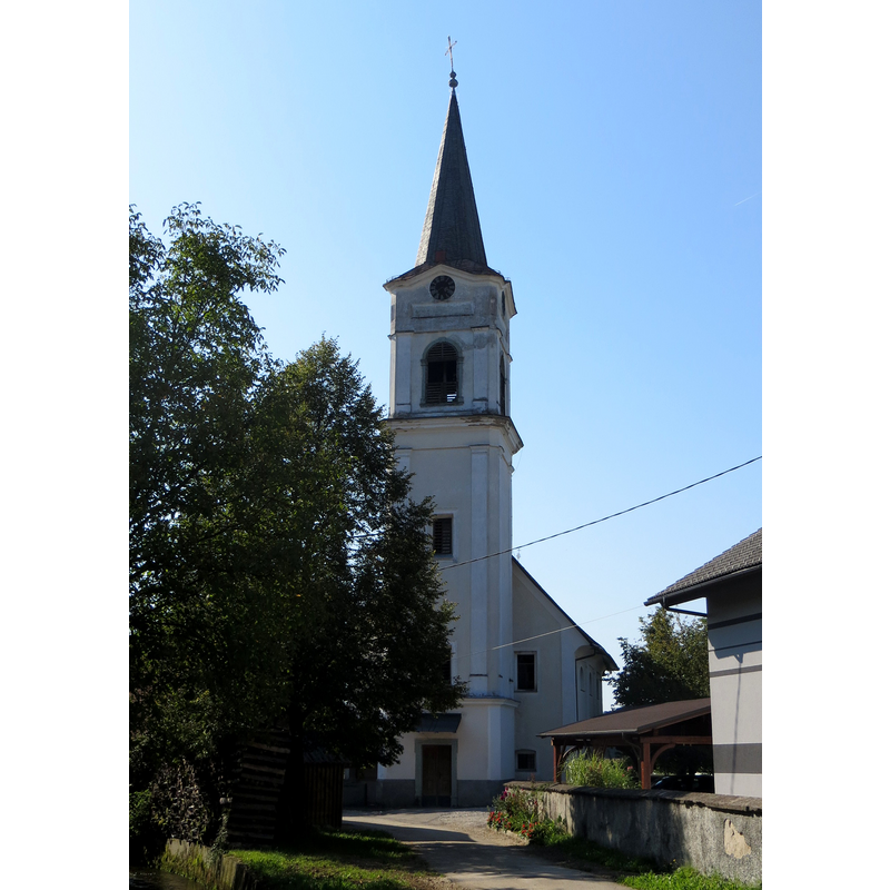 Source caption: "Saint Martin's Church in Šmartno, Municipality of Cerklje na Gorenjskem, Slovenia"