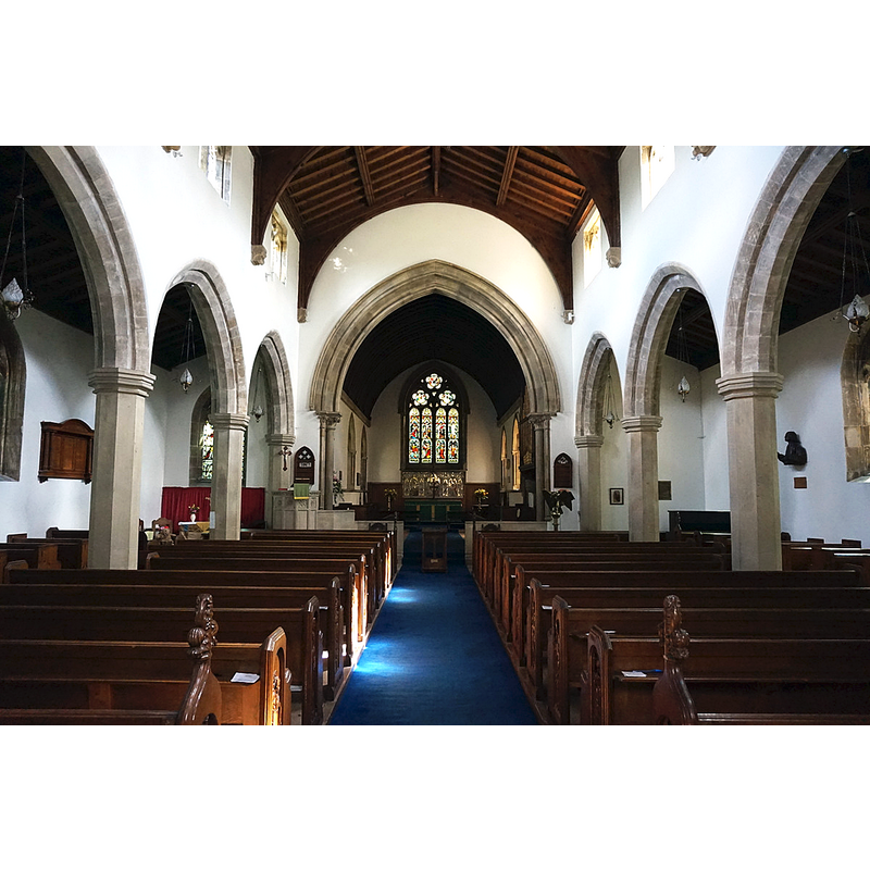 Source caption: "All Saints' Church, Bishop Burton"