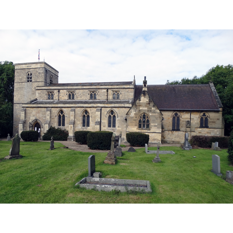 Source caption: "All Saints Church, Bishop Burton"