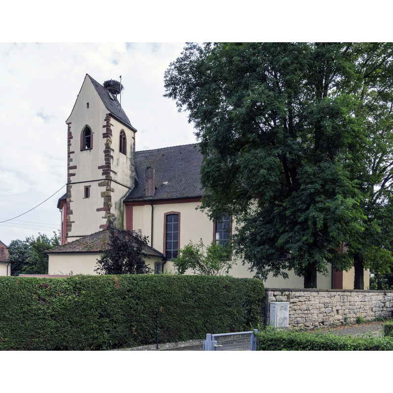 Source caption: "Die Katholische Pfarrkirche in March Holzhausen"