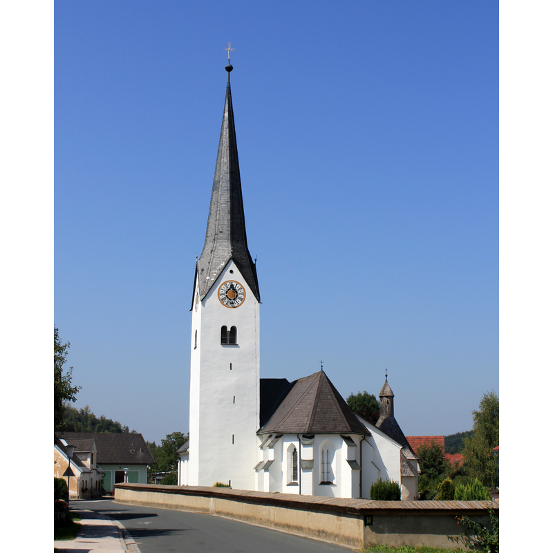 Source caption: "Pfarrkirche in der Gemeinde Globasnitz"