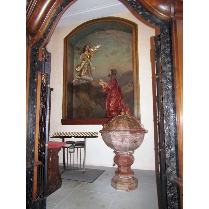 the baptismal font of 1773