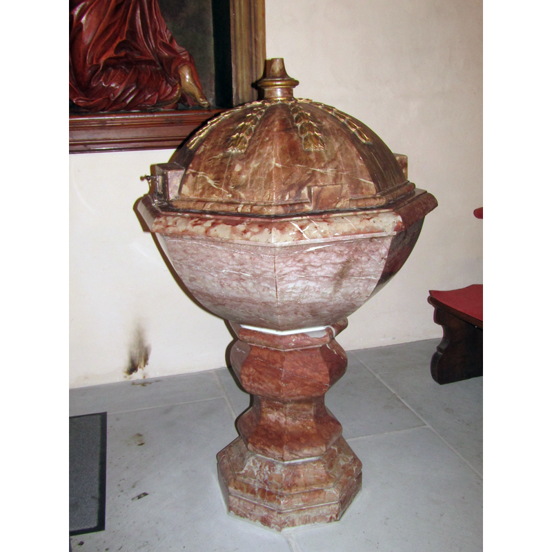 the baptismal font of 1773