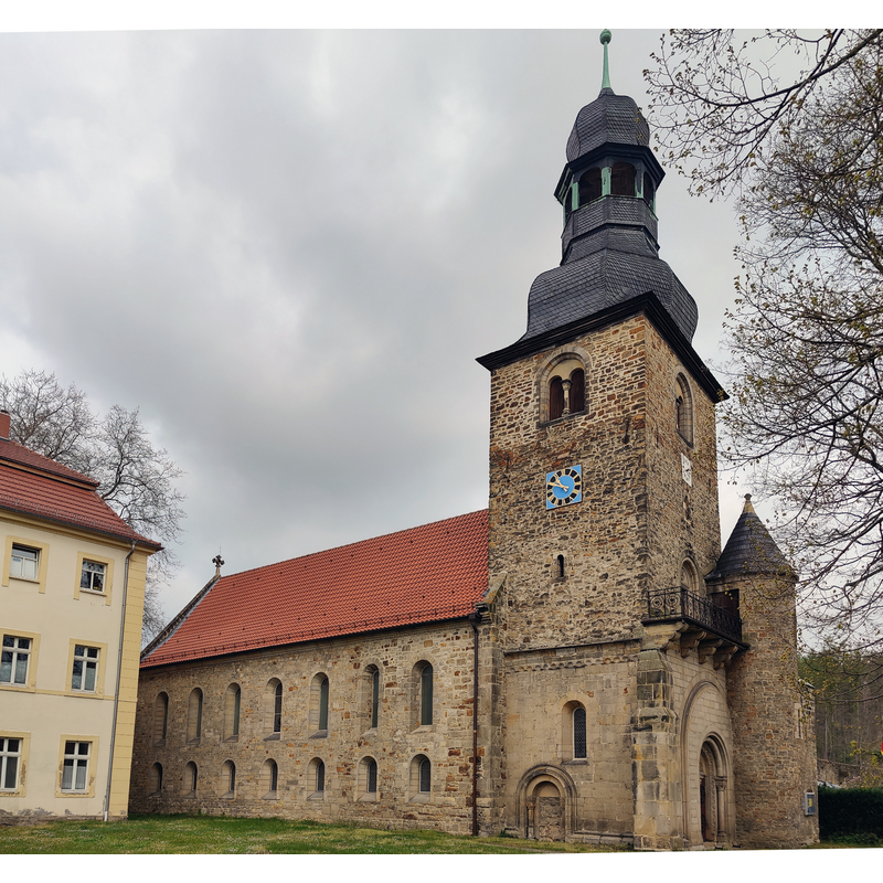 Source caption: "Ehem. Klosterkirche St. Marien Marienborn, Gemeinde Sommersdorf, Landkreis Börde, Sachsen-Anhalt, Deutschland"