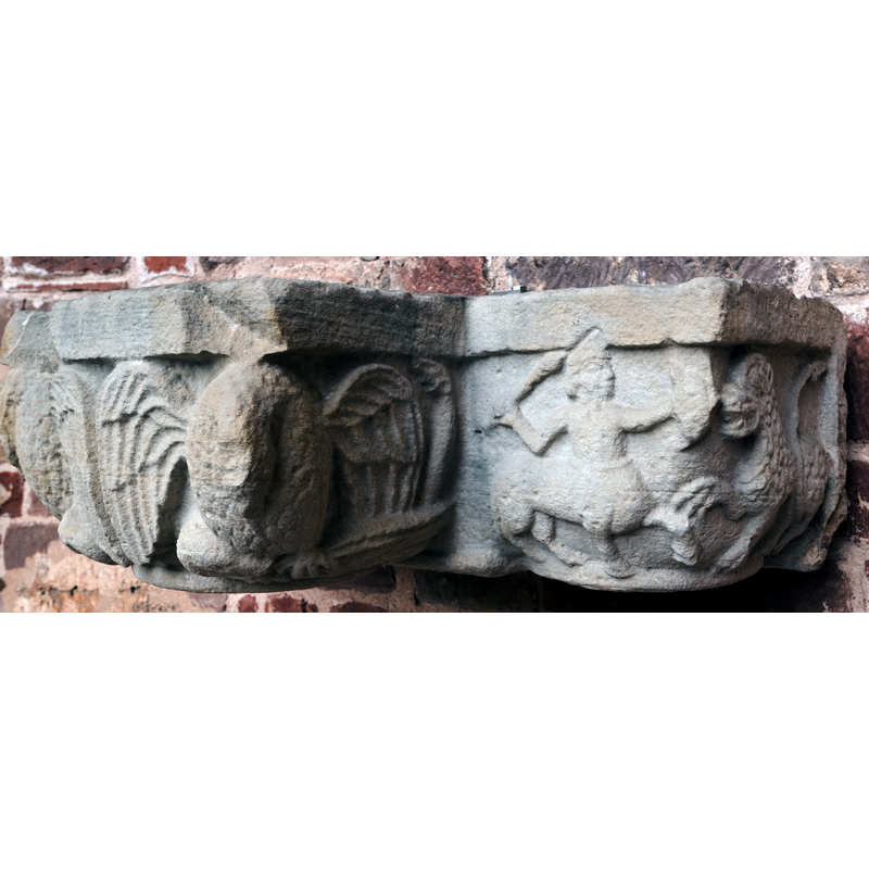 Source caption: "Bad Hersfeld, Im Stift, Stiftskirchenruine, von Innen"