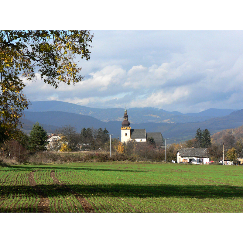 Source caption: "Csetneki látkép dél (Kuntapolca) felől (Szlovákia)"