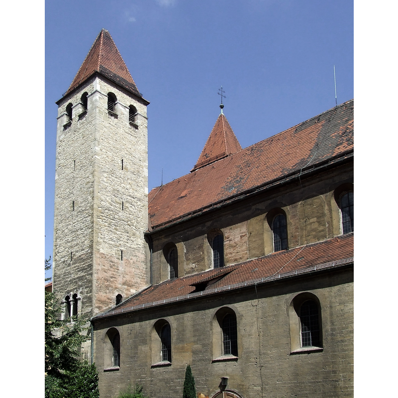 Source caption: "Stadt Regensburg, Niedermünsterkirche von Süden"