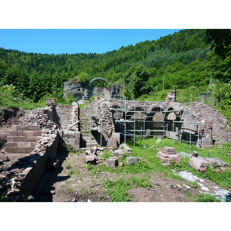 Source caption: "Abbaye de Niedermunster"