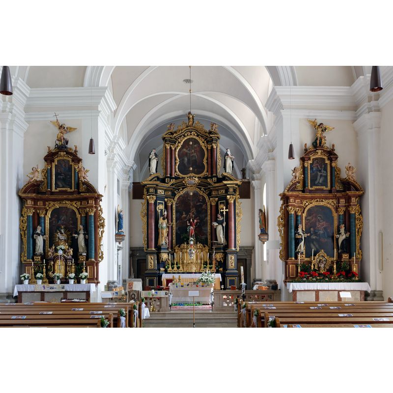 Source caption: "Altar in der Pfarrkirche in Windhaag bei Perg, Oberösterreich, Österreich"