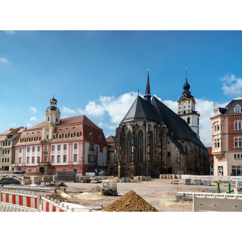 Source caption: "Marienkirche Marienkirchgasse 2 in Weißenfels "