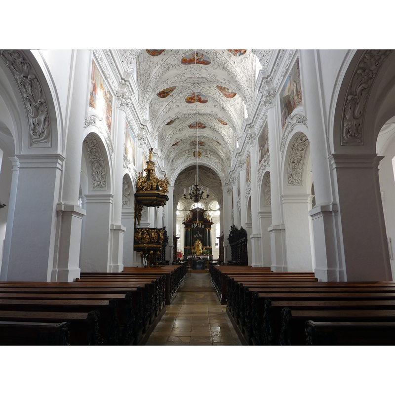Source caption: "Pfarrkirche Mariä Himmelfahrt, ehem. Zisterzienserstiftskirche, Stift Baumgartenberg, Oberösterreich"