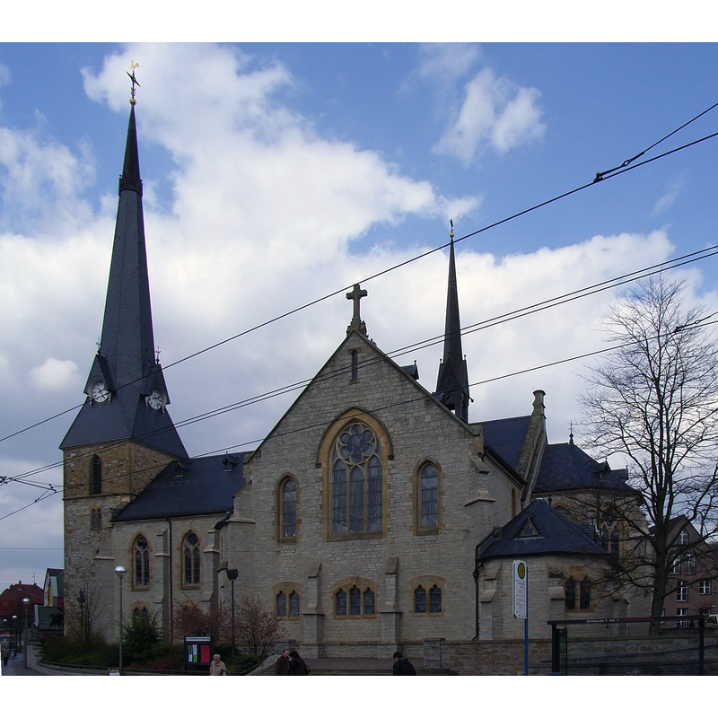 Source caption: " Bielefeld, Deutschland: Ev.-luth. Bartholomäus-Kirche Brackwede."