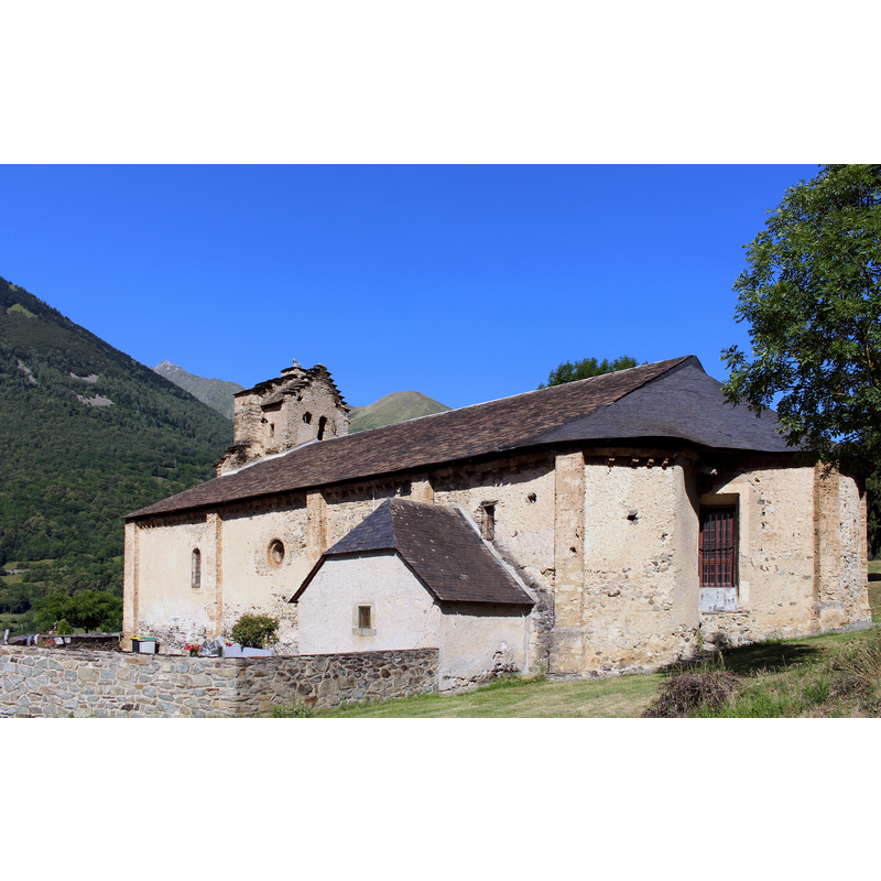 Source caption: "Église Saint-Jean-Baptiste de Sère (Hautes-Pyrénées)"
