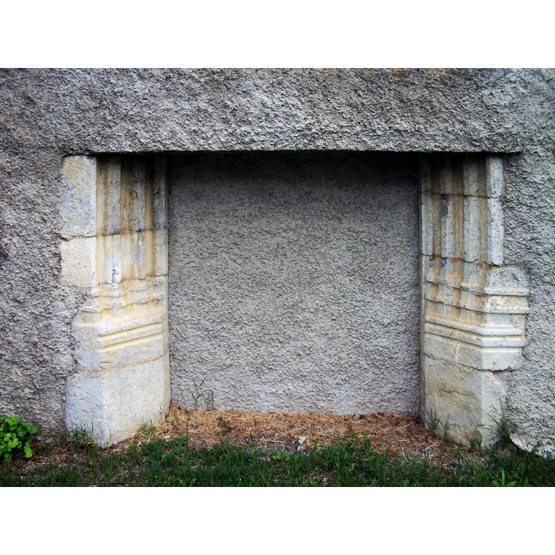 Source caption: "Église Saint-Saturnin [...] Vestiges de l'ancien portail sud"