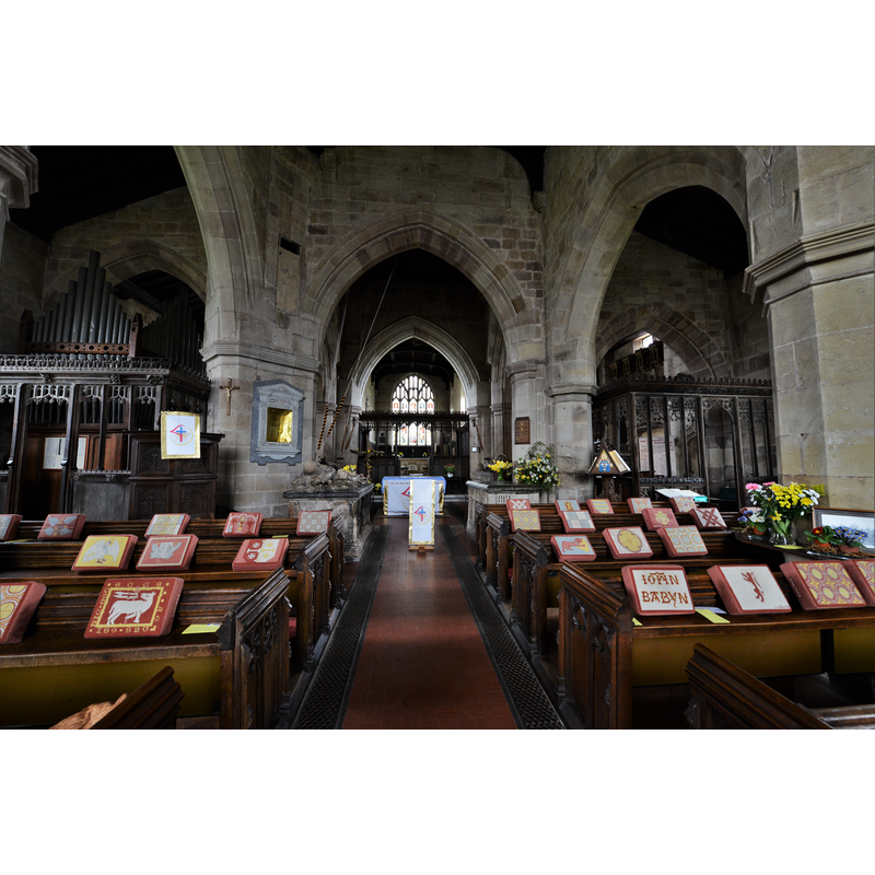 Source caption: "Tong, St. Bartholomew's Church: The nave"