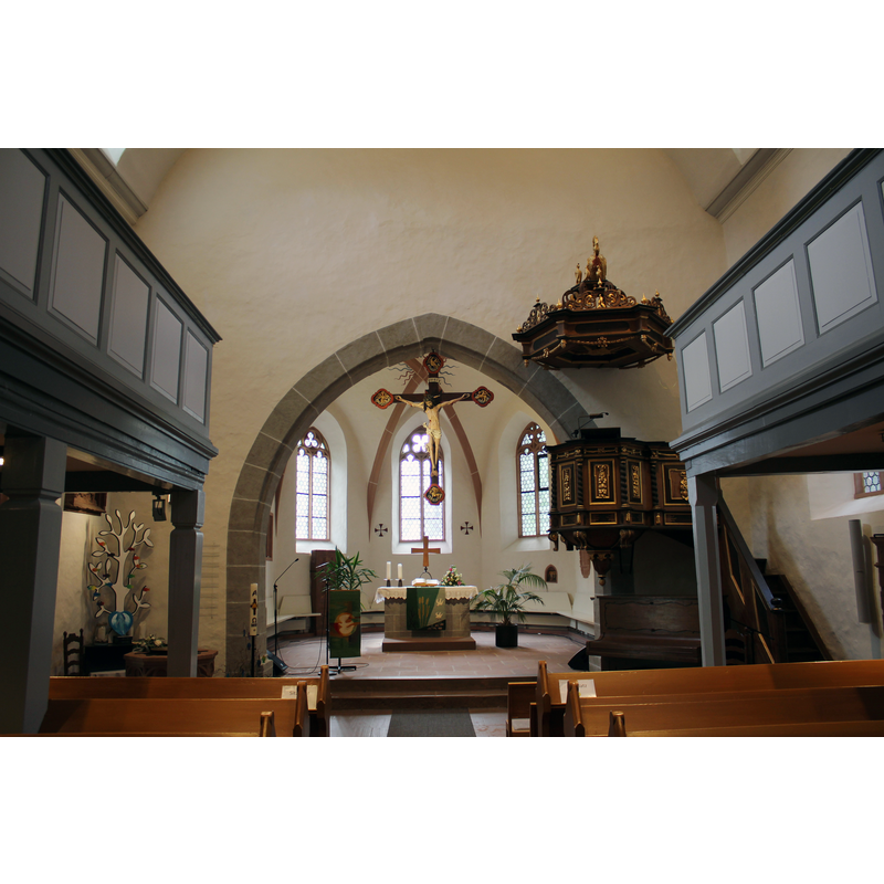 Source caption: "Evangelische Paulskirche Hermannstein, Wetzlar, Lahn-Dill-Kreis, Hessen, Deutschland"