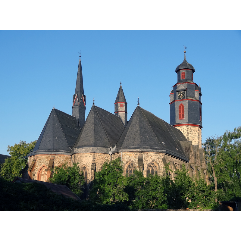Source caption: "Exterior of Markuskirche (Butzbach)"