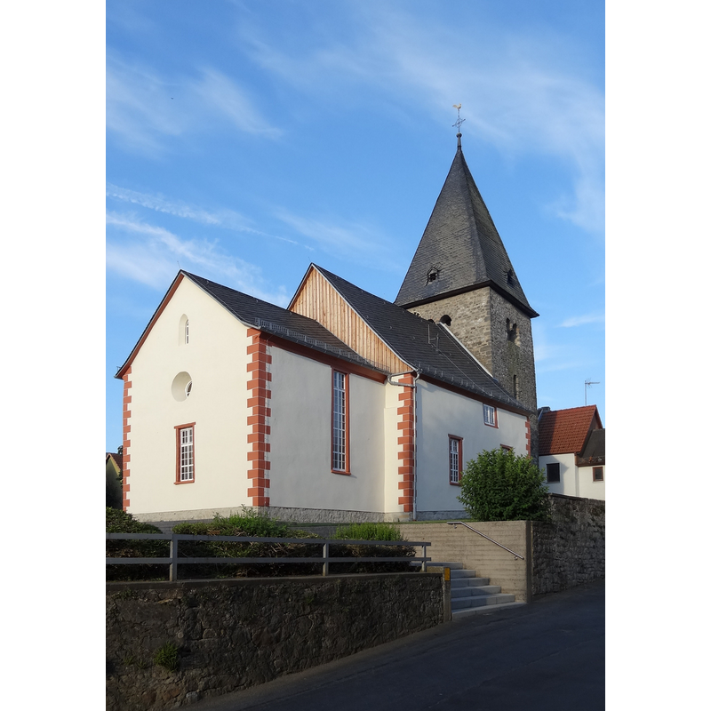Source caption: "Evangelische Pfarrkirche Kirch-Göns"