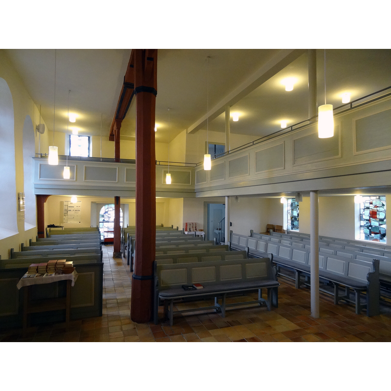 Source caption: "Evangelische Kirche Hausen (Pohlheim)"