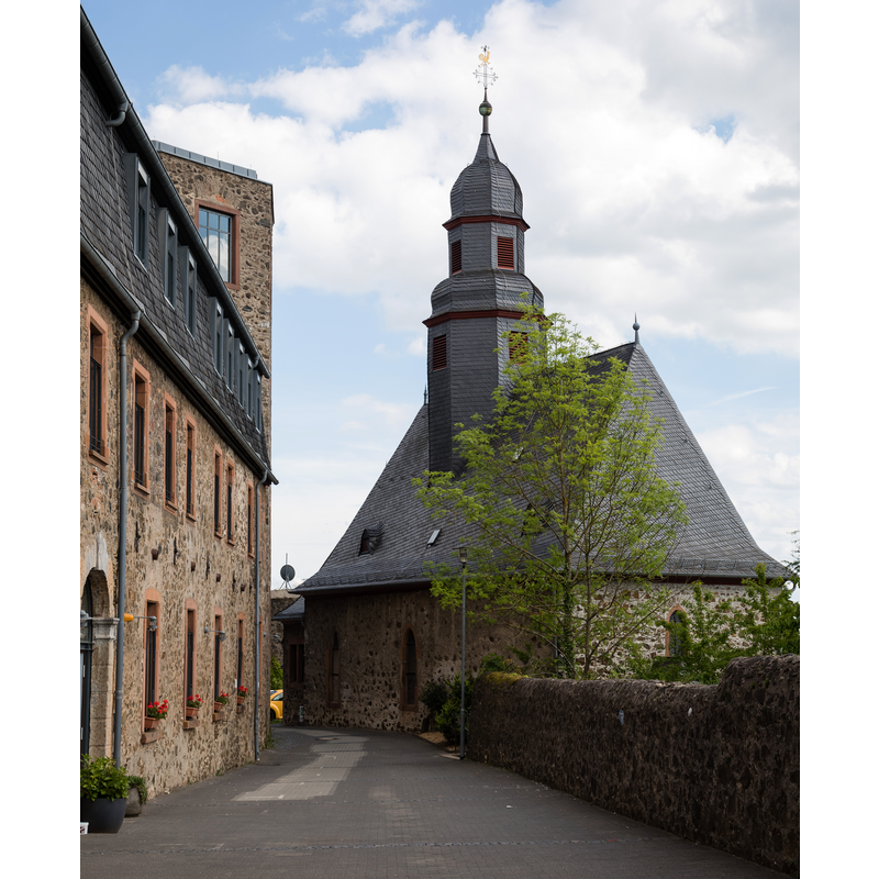 Source caption: "Kulturdenkmal Kirche in Hohensolms"