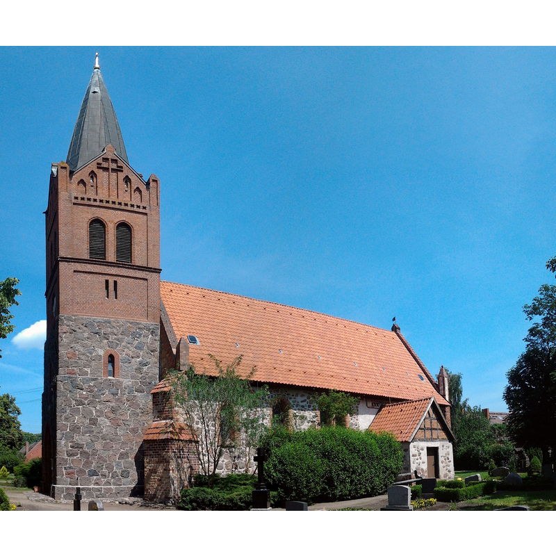Source caption: "Kirche in Liepen, Landkreis Ostvorpommern"