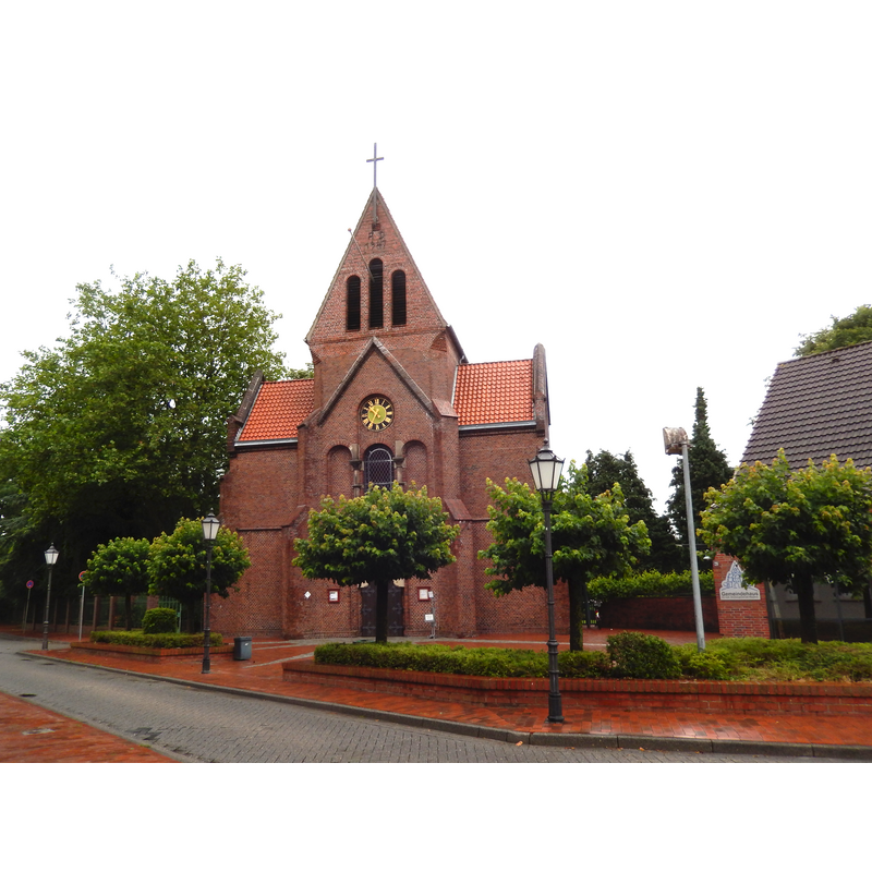 Source caption: "Heppenser Kirche in Wilhelmshaven"