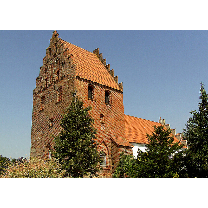 Source caption: "Lunde kirke (Nordfyns)"